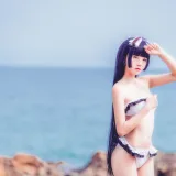 桜桃喵《五更琉璃 泳装》主题写真：21张全套美图