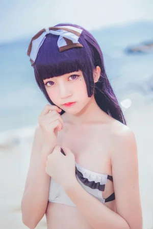 桜桃喵《五更琉璃 泳装》主题写真：21张全套美图