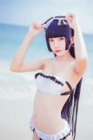 桜桃喵《五更琉璃 泳装》主题写真：21张全套美图