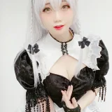 焖焖碳《舰长 碧蓝航线 赫敏》主题写真：31张全套美图