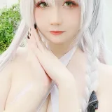 焖焖碳《舰长 碧蓝航线 赫敏》主题写真：31张全套美图