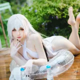 焖焖碳《舰长 碧蓝航线 赫敏》主题写真：31张全套美图