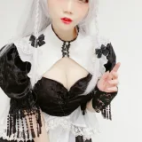 焖焖碳《舰长 碧蓝航线 赫敏》主题写真：31张全套美图