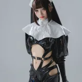 花铃《漆皮修女》主题写真：38张全套美图