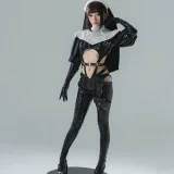花铃《漆皮修女》主题写真：38张全套美图