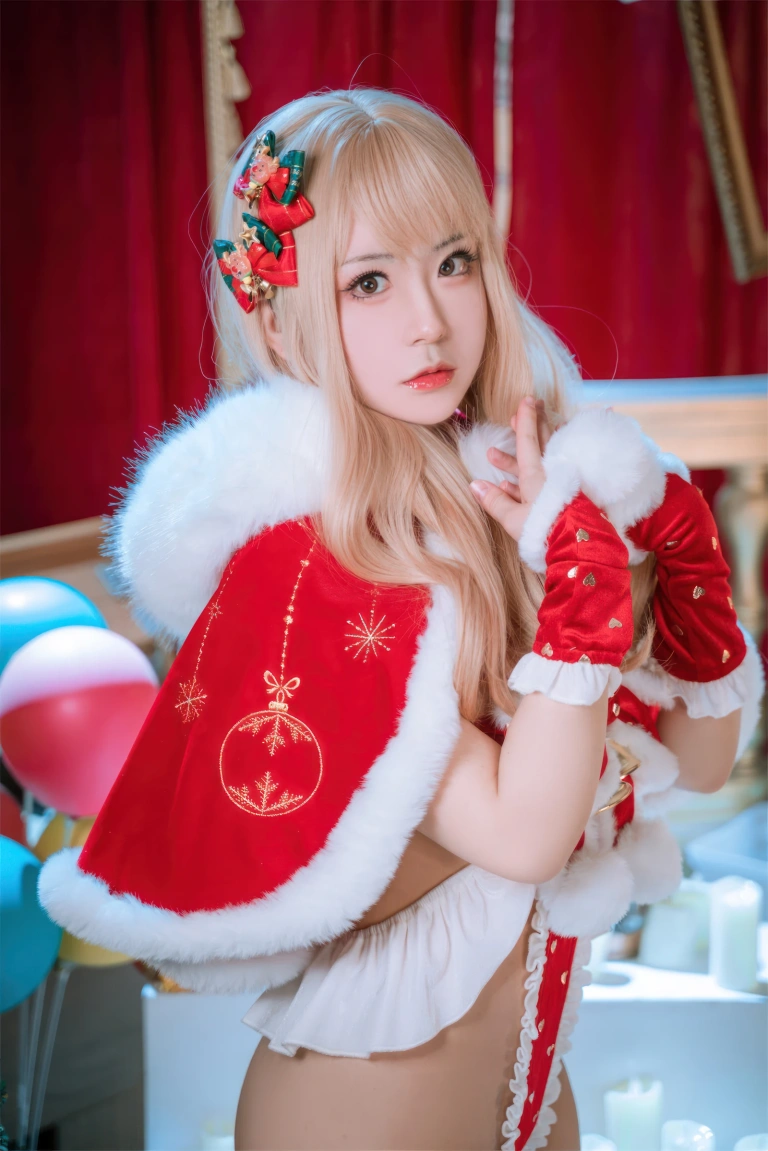 虎森森《圣诞精灵》主题写真：61张全套美图