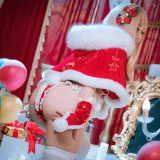 虎森森《圣诞精灵》主题写真：61张全套美图