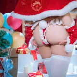 虎森森《圣诞精灵》主题写真：61张全套美图
