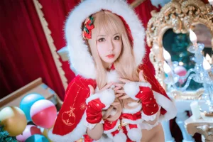 虎森森《圣诞精灵》主题写真：61张全套美图