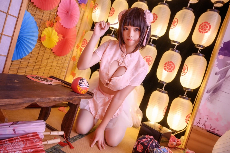 蜜汁猫裘《中华娘正片》主题写真：76张全套美图