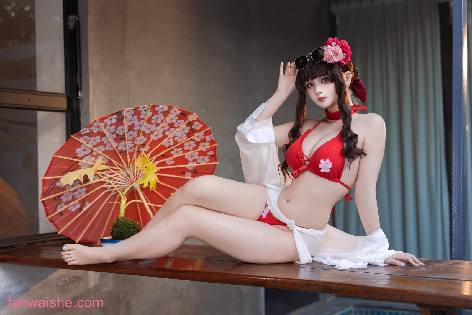屿鱼 屿鱼 NO.033 - 花泳装