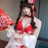 屿鱼《花泳装》主题写真：80张全套美图