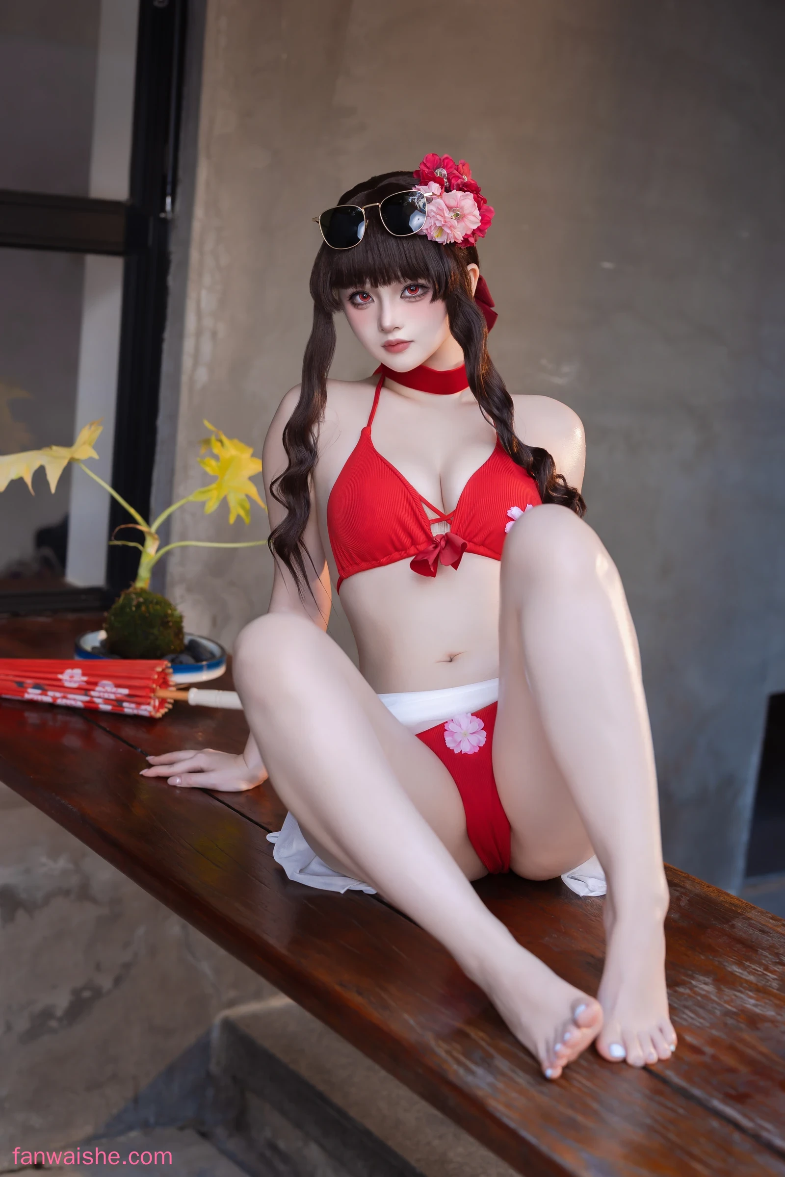 屿鱼 屿鱼 NO.033 - 花泳装
