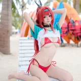 九柒喵《Nikke 拉毗泳装》主题写真：11张全套美图