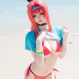 九柒喵《Nikke 拉毗泳装》主题写真：11张全套美图