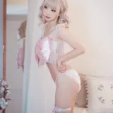 面饼仙儿《蝴蝶结内衣》主题写真：12张全套美图