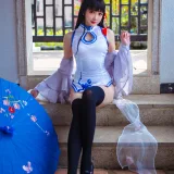 瓜希酱《碧蓝航线 逸仙》主题写真：22张全套美图