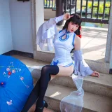 瓜希酱《碧蓝航线 逸仙》主题写真：22张全套美图