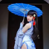 瓜希酱《碧蓝航线 逸仙》主题写真：22张全套美图
