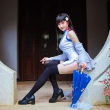 瓜希酱《碧蓝航线 逸仙》主题写真：22张全套美图