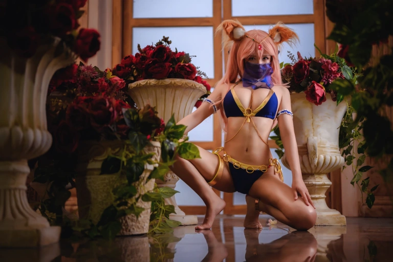 抱走莫子《玉藻前》主题写真：41张全套美图