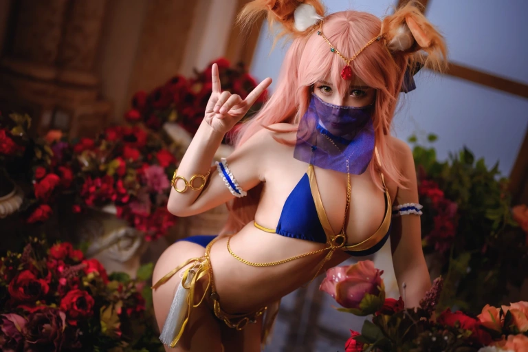 抱走莫子《玉藻前》主题写真：41张全套美图