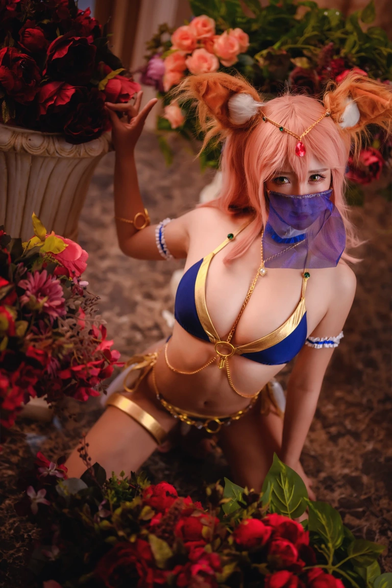 抱走莫子《玉藻前》主题写真：41张全套美图
