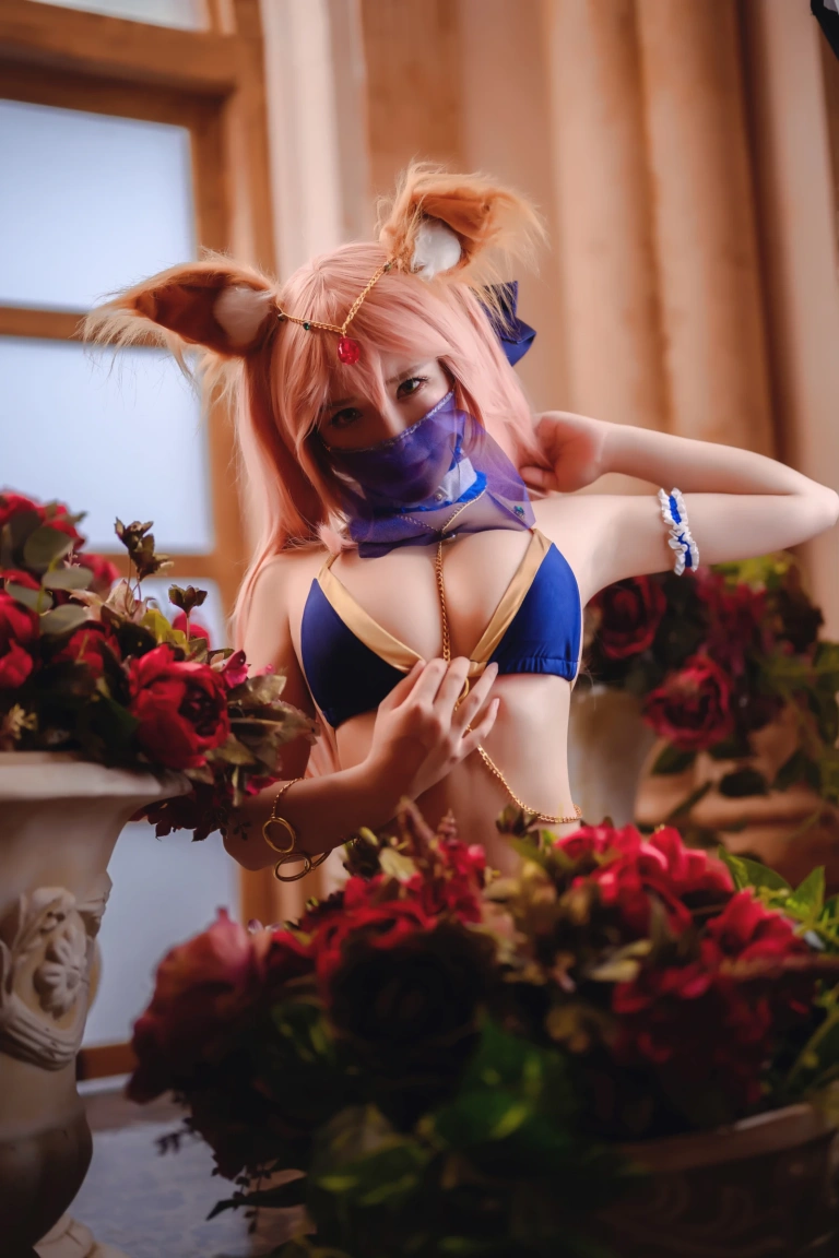 抱走莫子《玉藻前》主题写真：41张全套美图