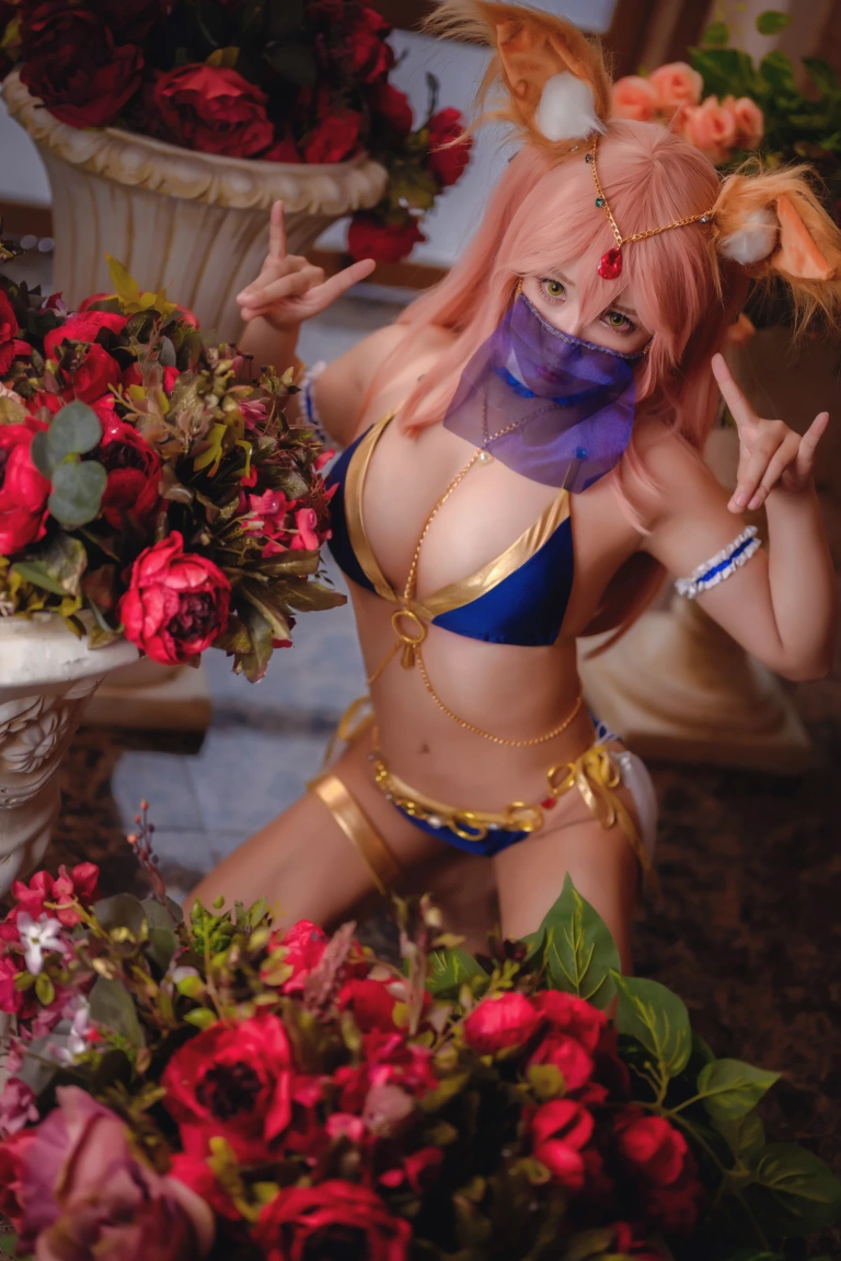 抱走莫子《玉藻前》主题写真：41张全套美图
