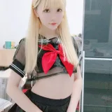星之迟迟《定制 6-28 黑制服》主题写真：68张全套美图，含3个视频