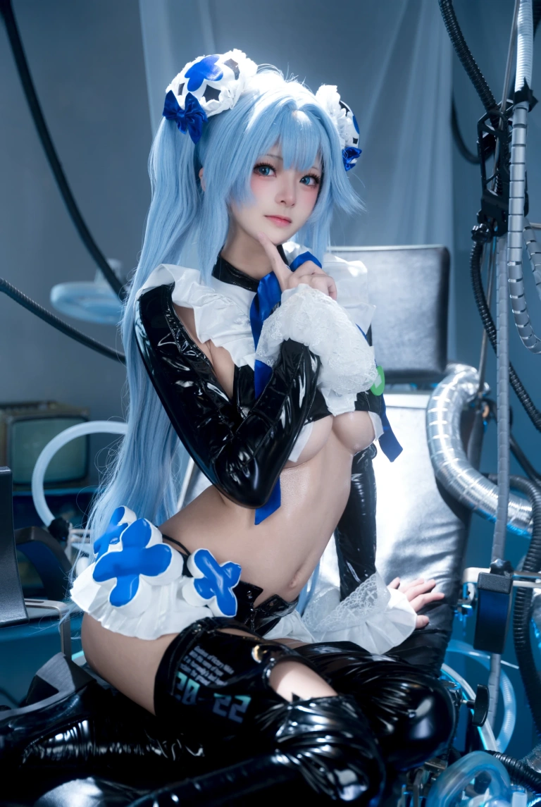 九柒喵《Nikke 汉赛尔》主题写真：38张全套美图