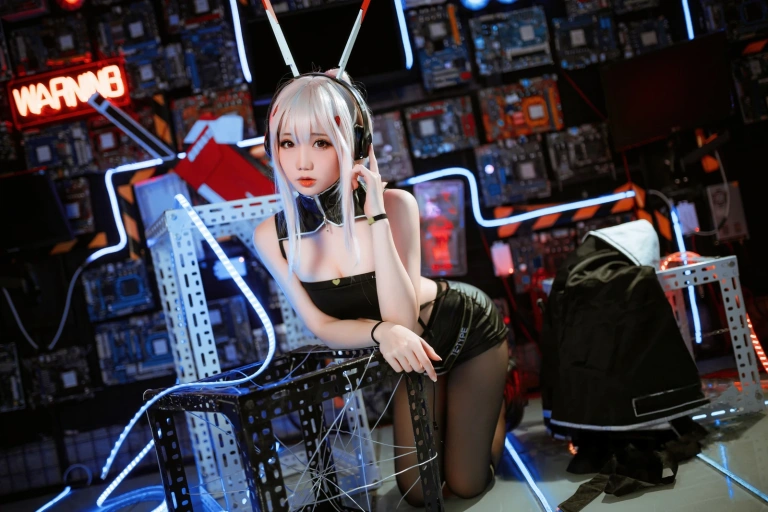 焖焖碳《绫波鬼神乐队》主题写真：24张全套美图