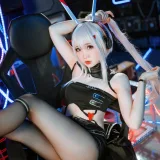 焖焖碳《绫波鬼神乐队》主题写真：24张全套美图