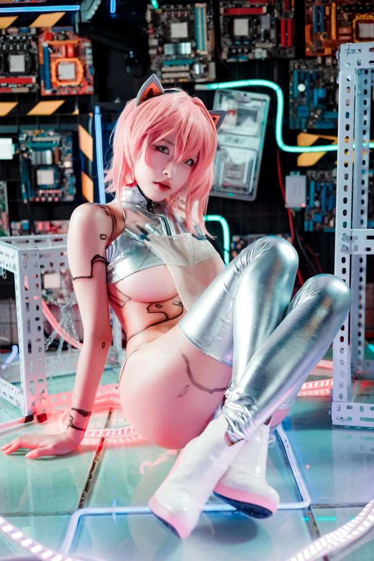 清水由乃《泰丝机娘》主题写真：32张全套美图