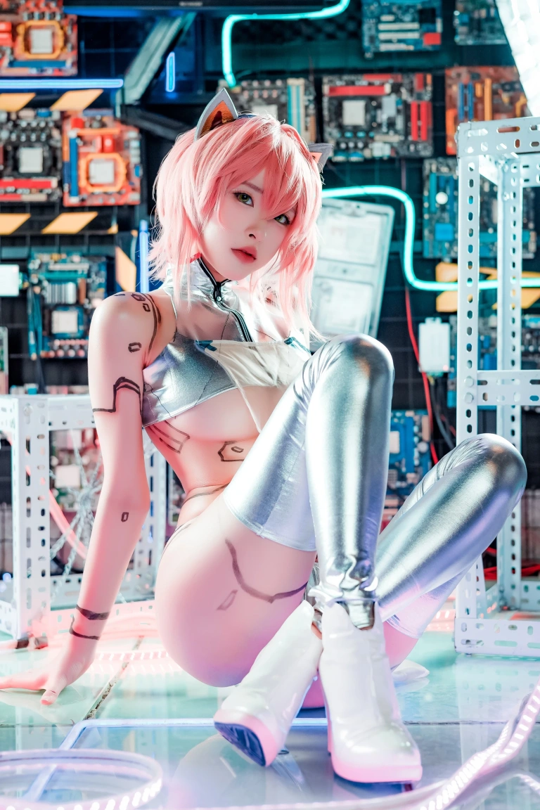 清水由乃《泰丝机娘》主题写真：32张全套美图
