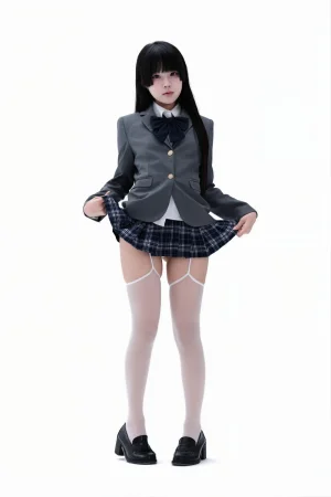 清水凪《后辈的制服4》主题写真：66张全套美图