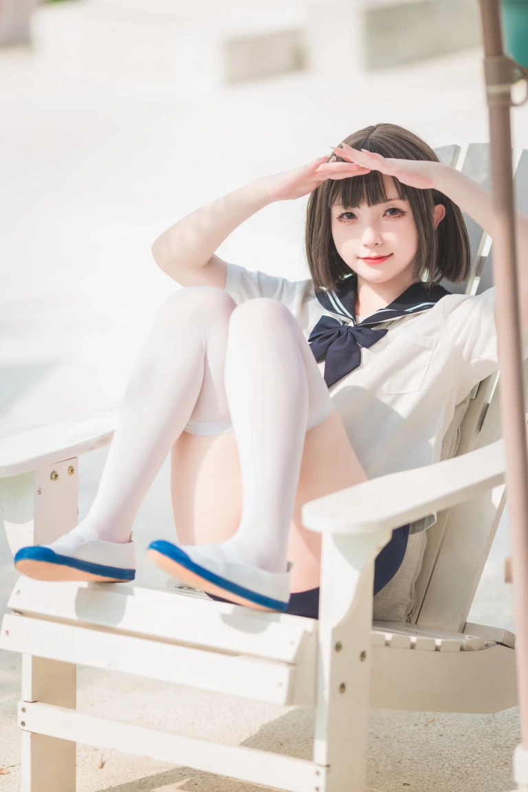 花铃《JK死库水》主题写真：109张全套美图