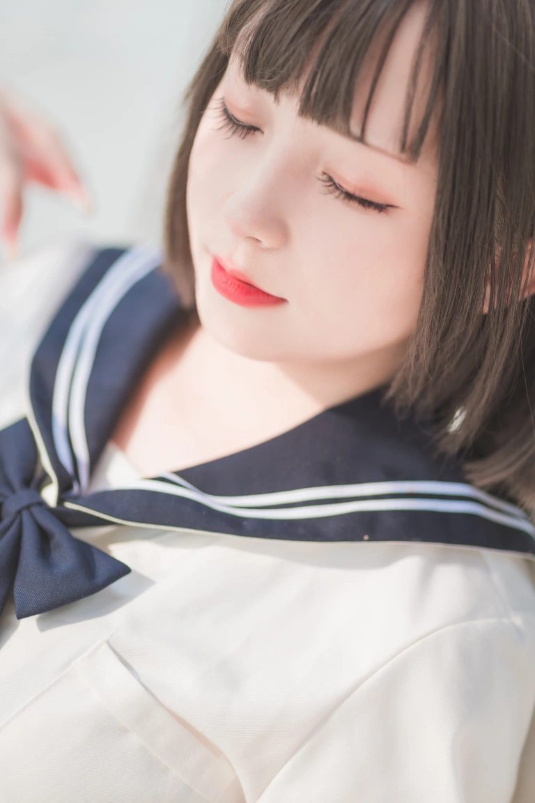 花铃《JK死库水》主题写真：109张全套美图