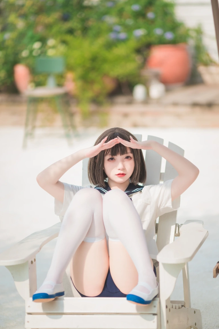 花铃《JK死库水》主题写真：109张全套美图