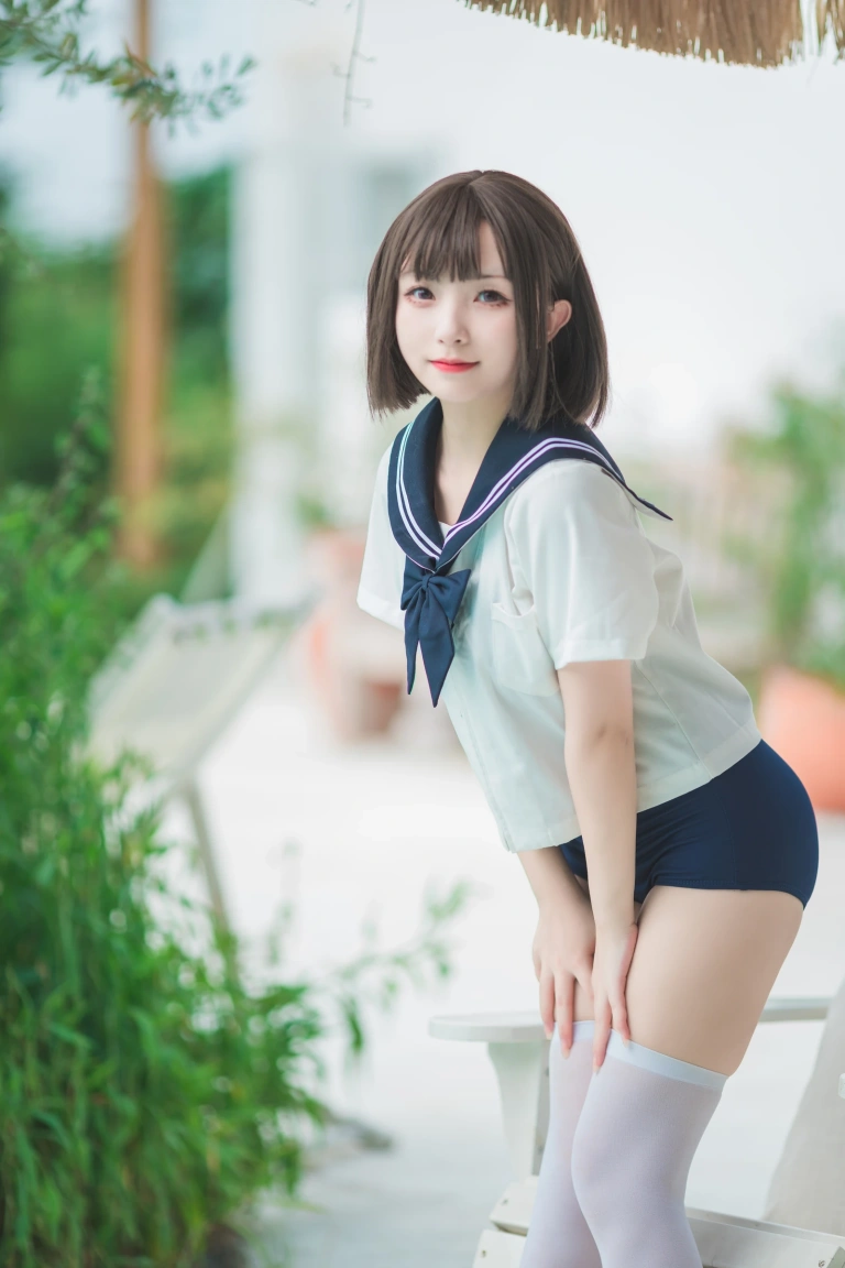 花铃《JK死库水》主题写真：109张全套美图