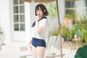 花铃《JK死库水》主题写真：109张全套美图