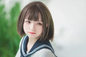 花铃《JK死库水》主题写真：109张全套美图