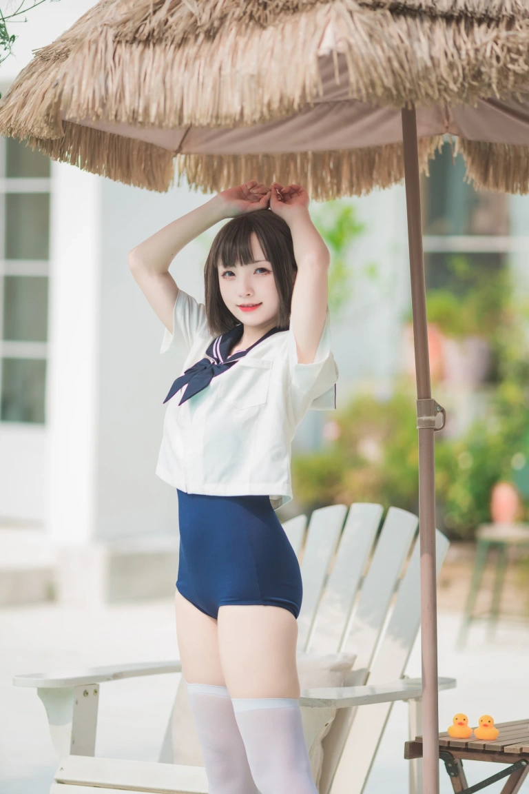 花铃《JK死库水》主题写真：109张全套美图