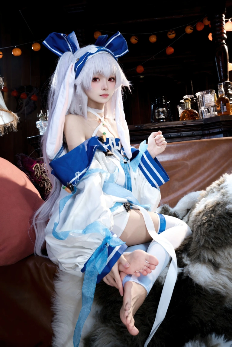九柒喵《碧蓝航线 拉菲ll》主题写真：46张全套美图