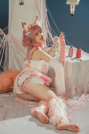 七月喵子《幻想兽娘集日食 蒂迟亚希》主题写真：24张全套美图