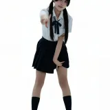 清水凪《后辈的制服2》主题写真：90张全套美图