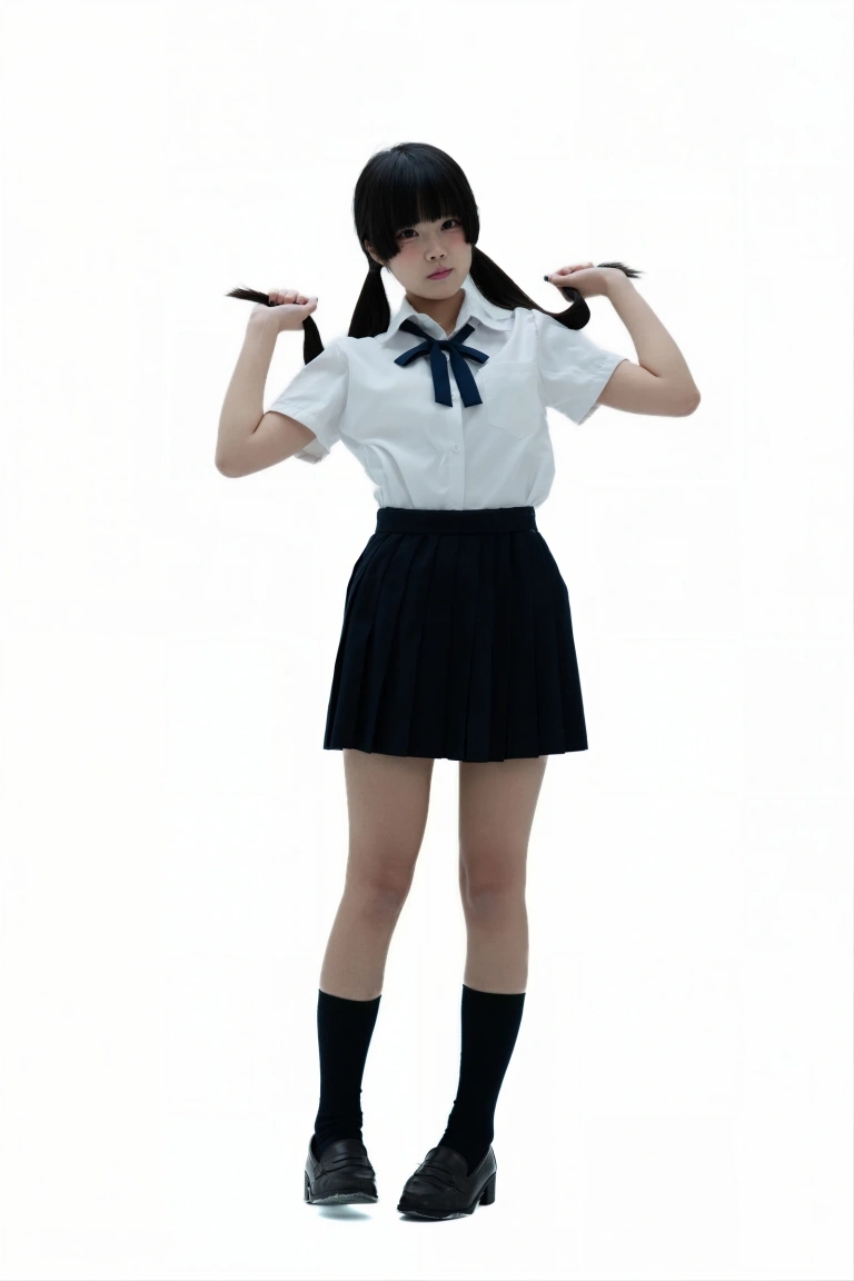 清水凪《后辈的制服2》主题写真：90张全套美图