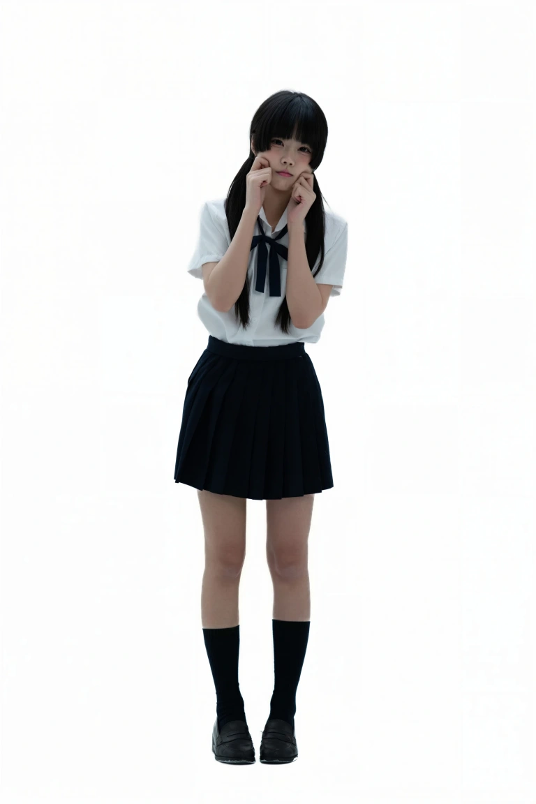 清水凪《后辈的制服2》主题写真：90张全套美图