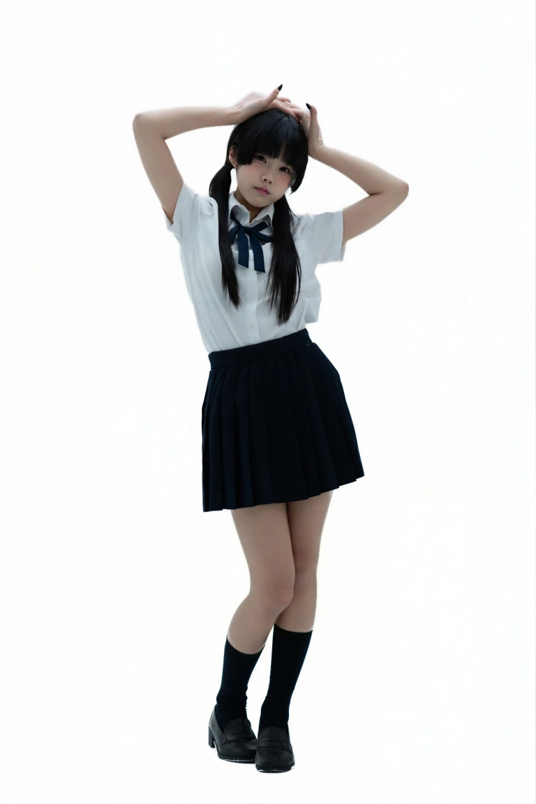 清水凪《后辈的制服2》主题写真：90张全套美图