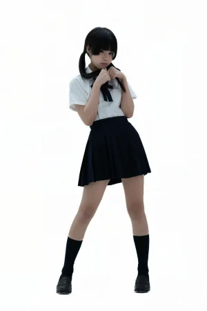 清水凪《后辈的制服2》主题写真：90张全套美图